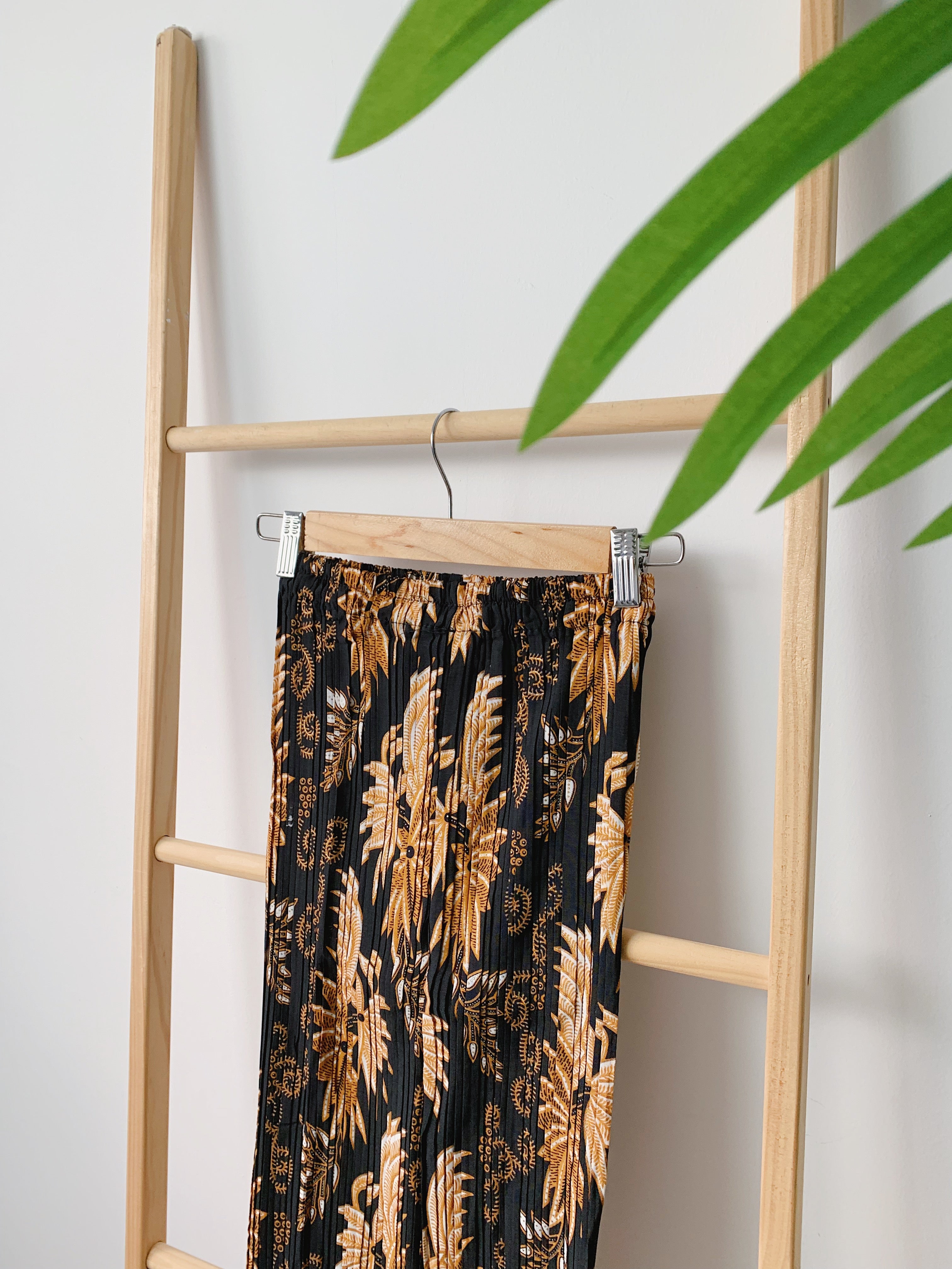 Batik Pleated Skirt - Forest Nyala