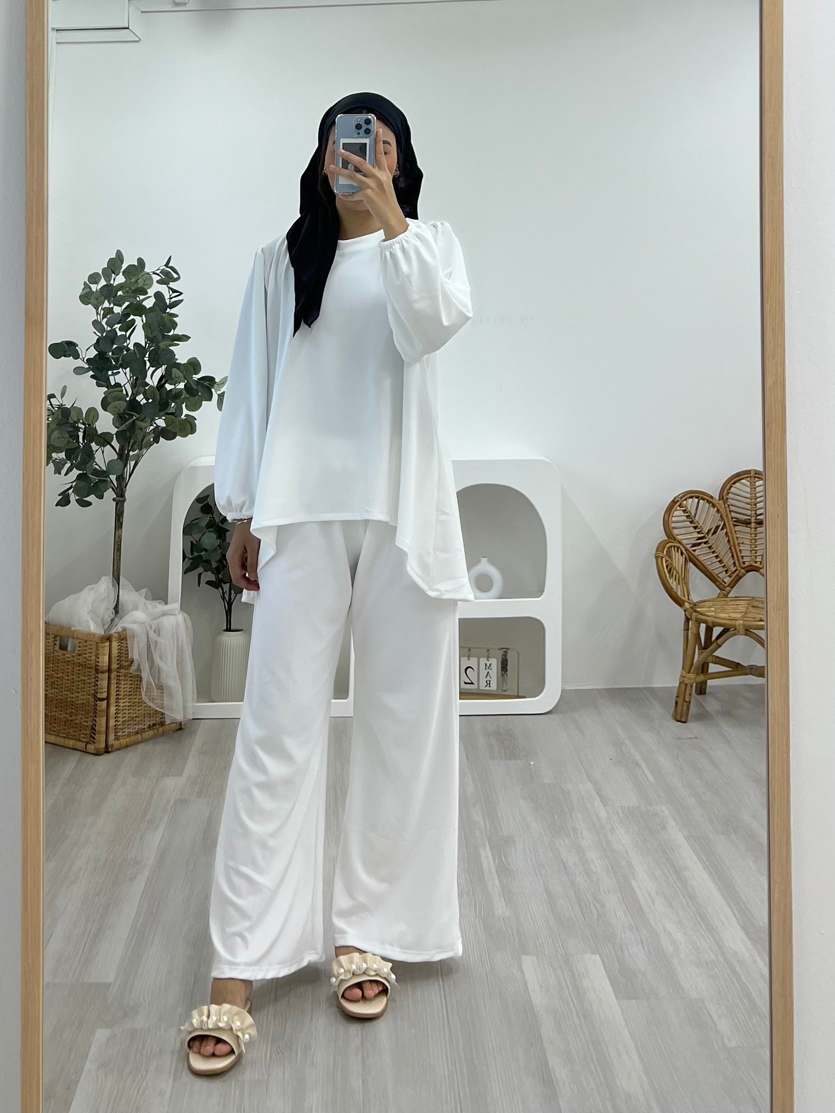 Lounge Plain Pants Set