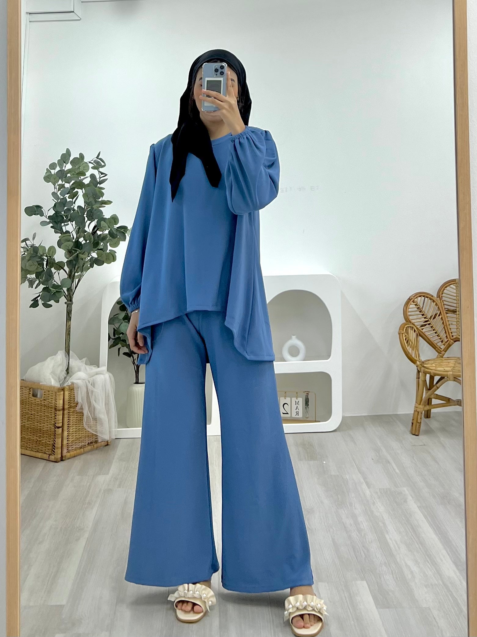 Lounge Plain Pants Set