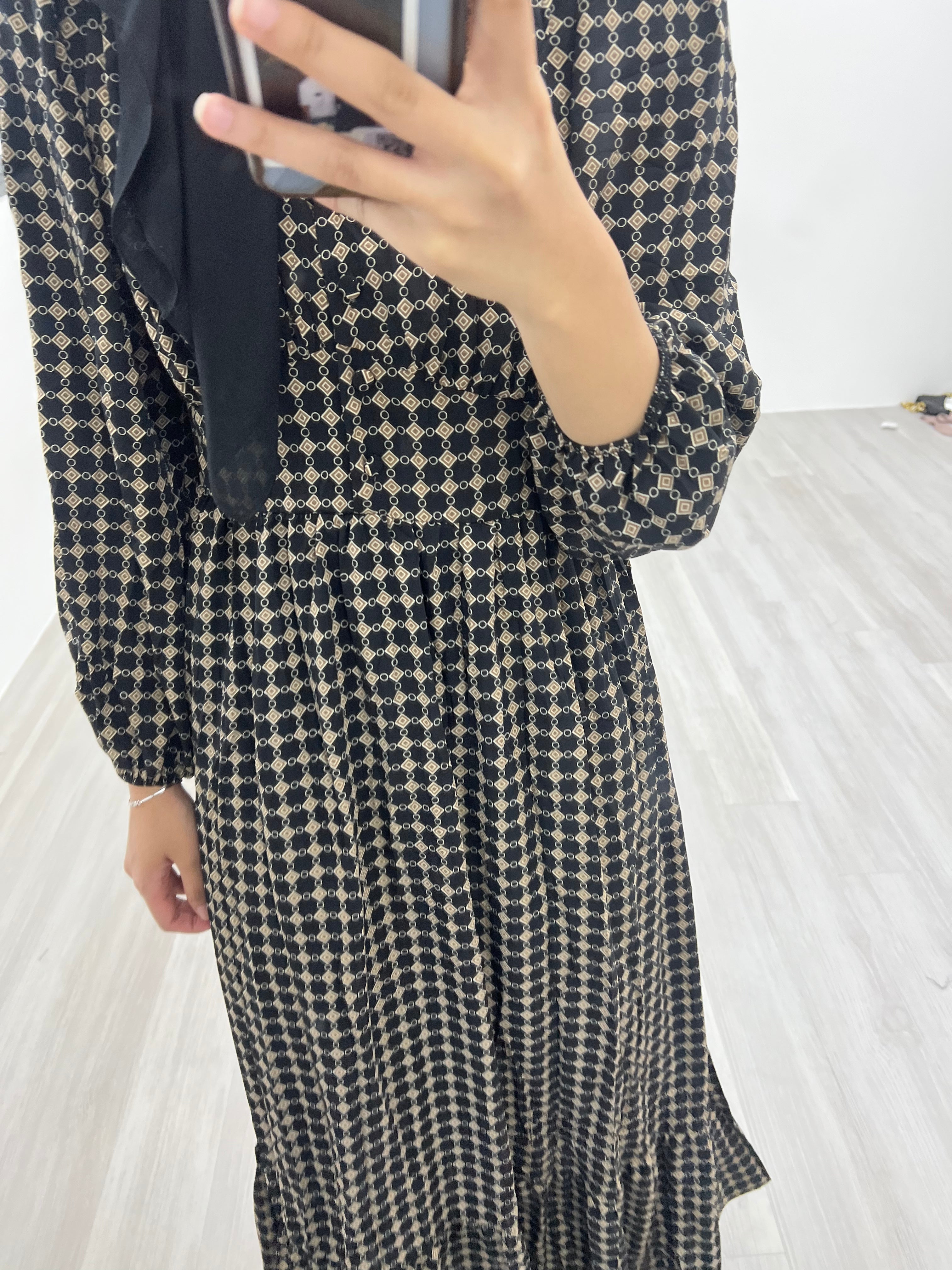 Milkmaid Checkered Maxi Dress MCMD