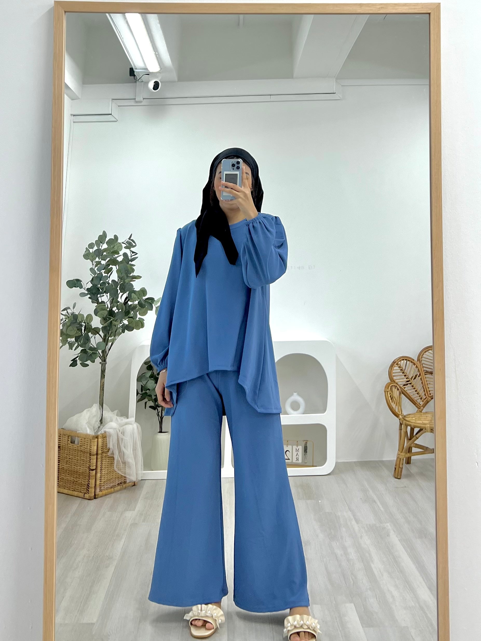 Lounge Plain Pants Set