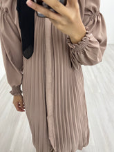 Load image into Gallery viewer, Pleated Lace Collar Maxi Dress PLMD
