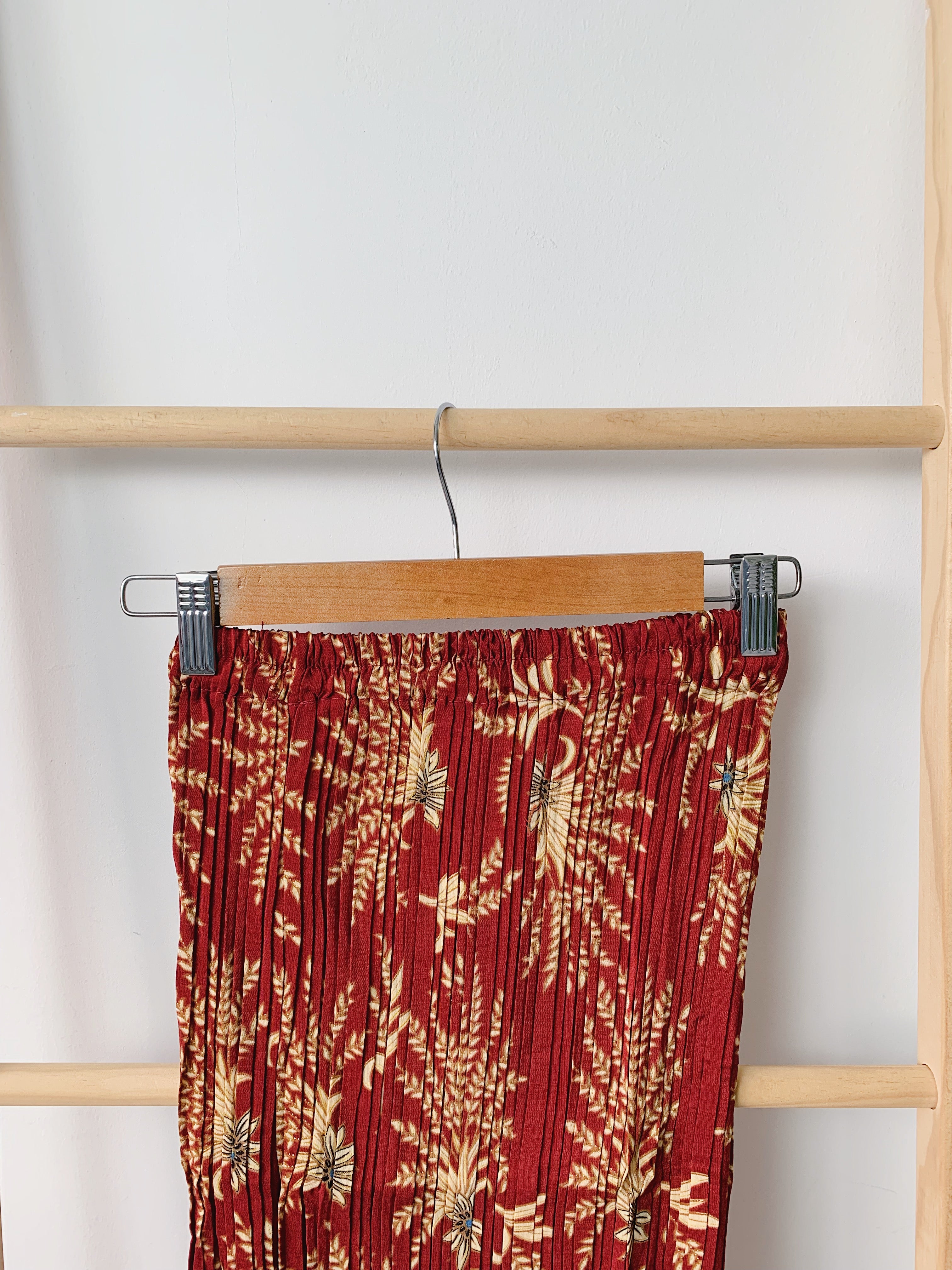 Batik Pleated Skirt - Nyala