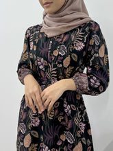 Load image into Gallery viewer, Mermaid Batik Dress - Pine Wine
