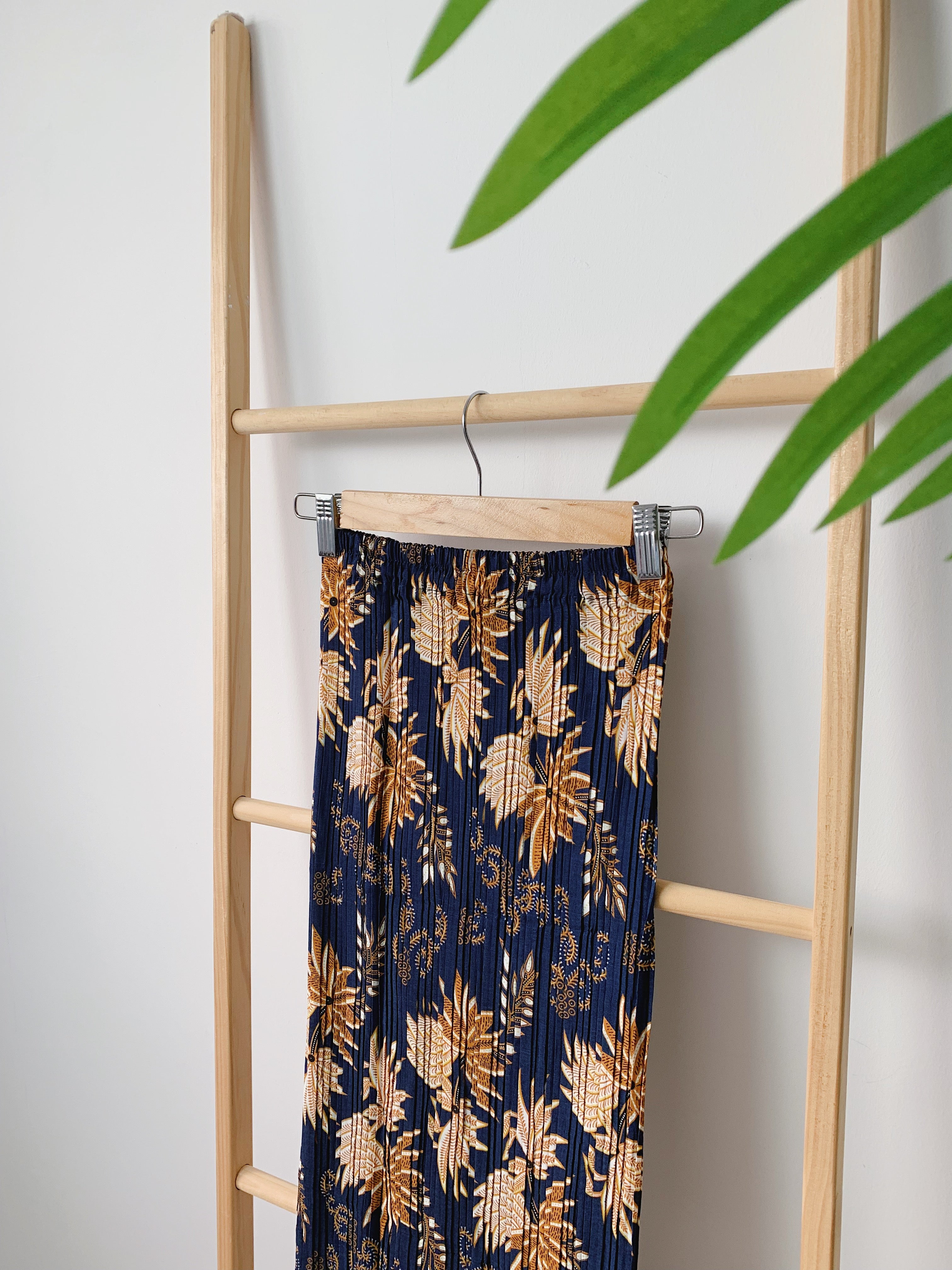 Batik Pleated Skirt - Forest Nyala