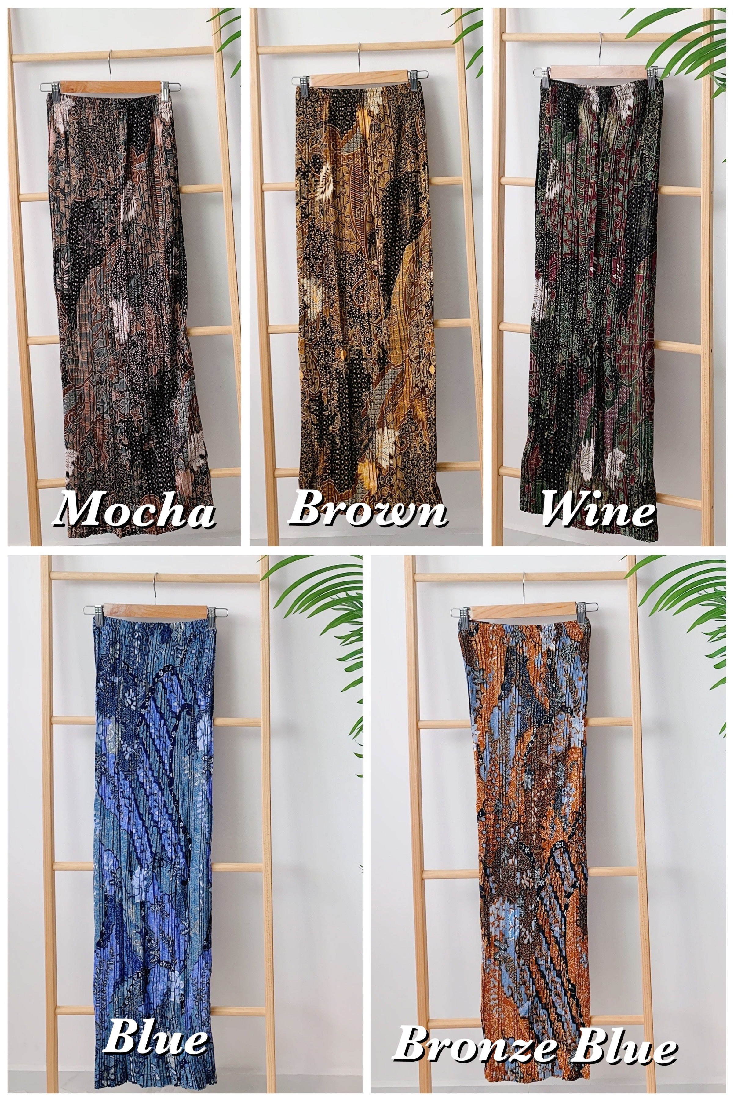 Batik Pleated Skirt - Rossia