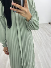 Load image into Gallery viewer, Pleated Lace Collar Maxi Dress PLMD
