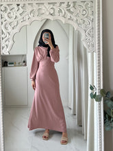 Load image into Gallery viewer, Milkmaid Button Maxi Dress