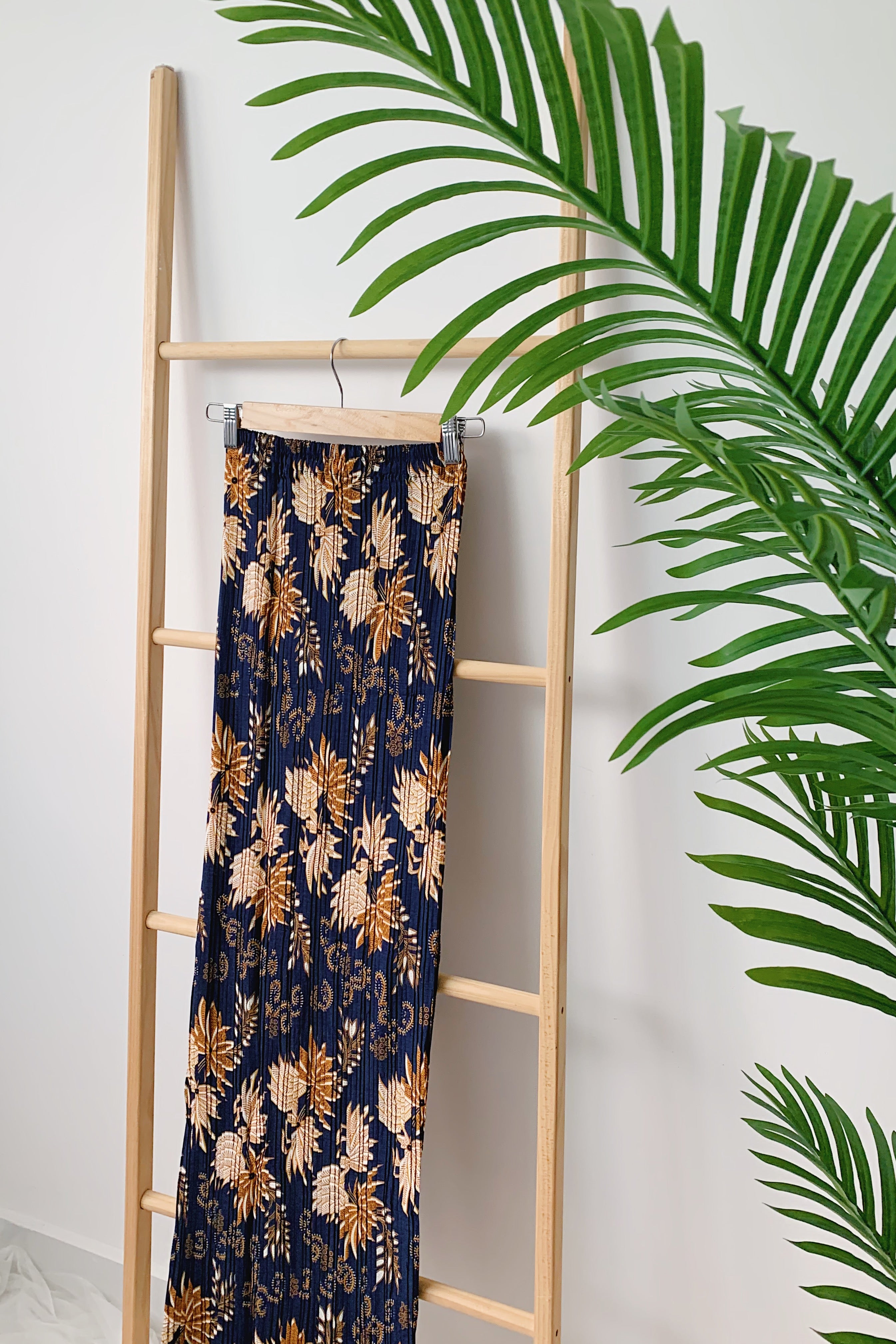 Batik Pleated Skirt - Forest Nyala