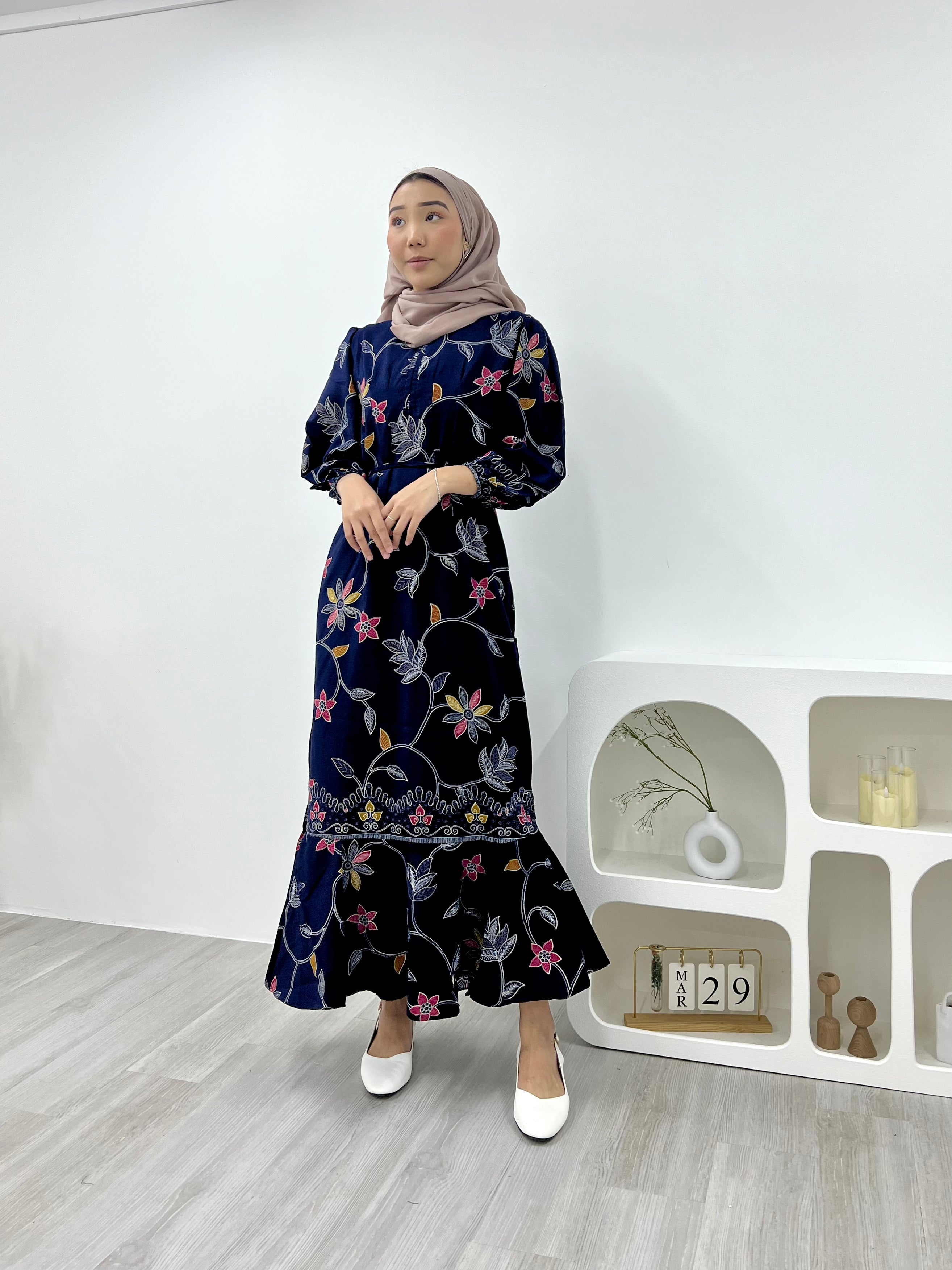 Mermaid Batik Dress - Saira