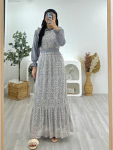 Load image into Gallery viewer, Crinkle Lace Ruffle Dress