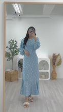 Load and play video in Gallery viewer, Mermaid Tulip Floral Dress

