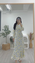 Load and play video in Gallery viewer, Mermaid Dual Floral Dress MDFD